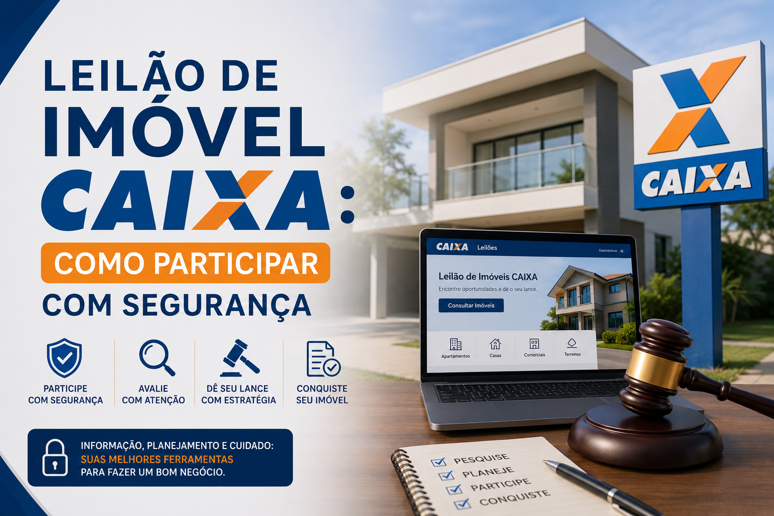 Leilão de Imóvel Caixa: Como Participar com Segurança