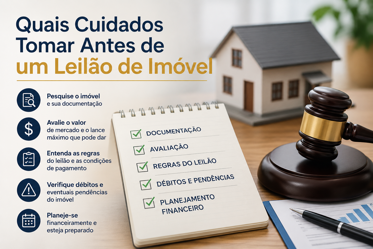 Quais Cuidados Tomar Antes de um Leilão de Imóvel
