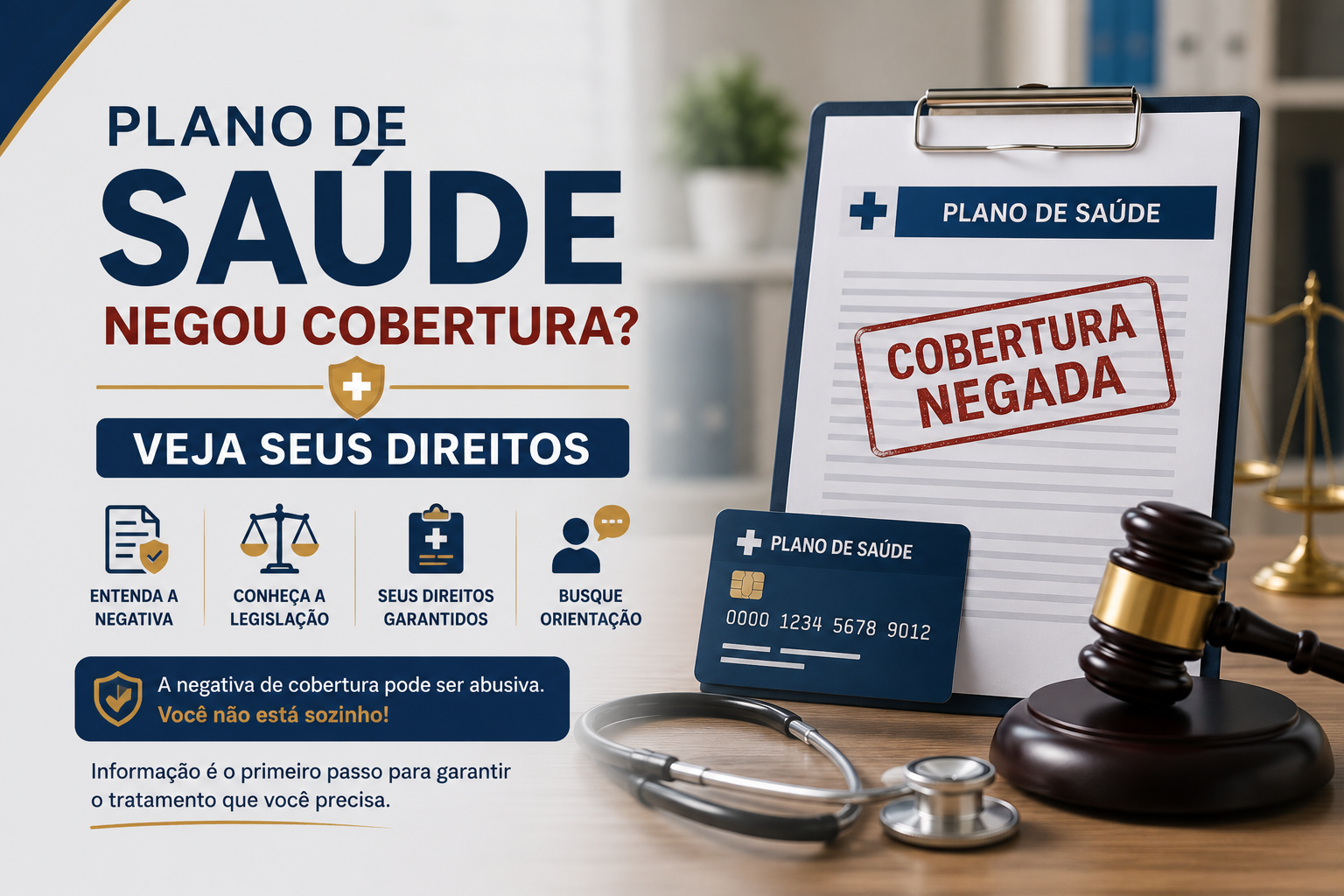 Plano de Saúde Negou Cobertura? Veja Seus Direitos