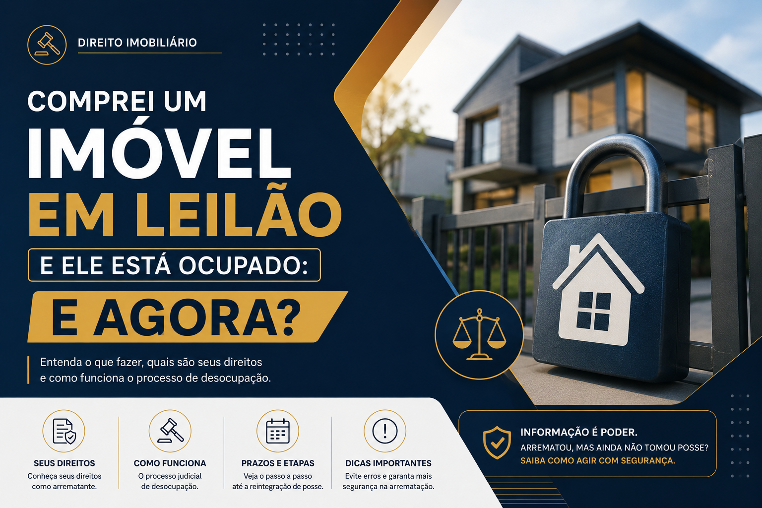 Comprei um Imóvel em Leilão e Ele Está Ocupado: E Agora?